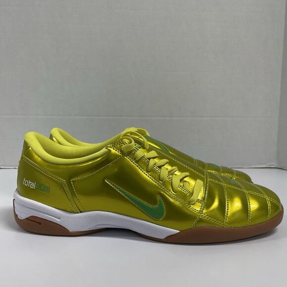 Nike Total 90 3 SP Dynamic Yellow HJ9351 700 Size 11 Indoor Soccer Shoe Gum